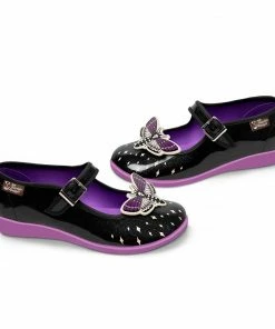 Ladies Hot Chocolate Design Chocolaticas Death Moth Women's Mary Jane Flat