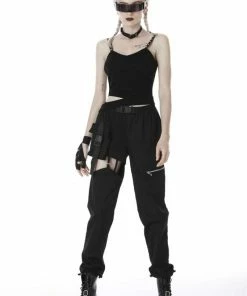 Dark In Love Hollow Thigh Trousers Ladies