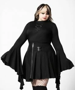 Killstar Elemental Eclipse Crop Top Ladies