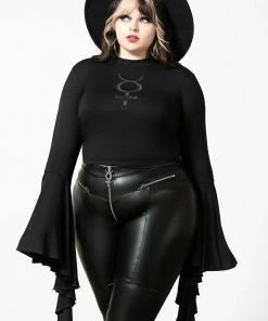 Killstar Elemental Eclipse Crop Top Ladies