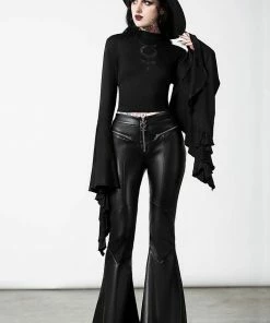 Killstar Elemental Eclipse Crop Top Ladies