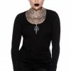Killstar Elvina Long Sleeve Top Ladies