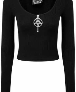 Killstar Elvina Long Sleeve Top Ladies