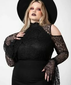 Killstar Enigma Lace Top