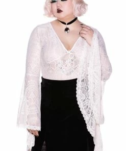 Ladies Killstar Fatal Attraction Bodysuit Ivory