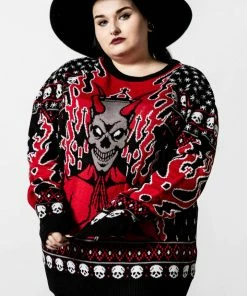 Killstar Festive AF Sweater Ladies