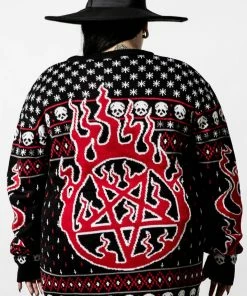 Killstar Festive AF Sweater Ladies