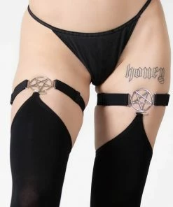 Killstar Fiendish Stockings Accessories 9 Killstar Fiendish Stockings Accessories