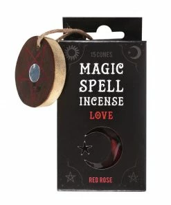 Gothic Gifts Rose 'Love' Spell Incense Cones