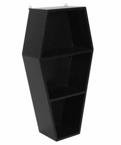 Homeware Gothic Gifts Coffin Display Shelf