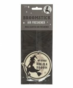 Homeware Gothic Gifts Witches Broom Air Freshener