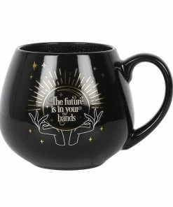Gothic Gifts Black Fortune Teller Colour Changing Mug Homeware