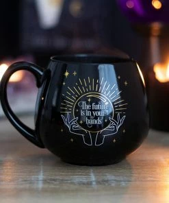 Gothic Gifts Black Fortune Teller Colour Changing Mug Homeware