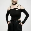 Punk Rave Flora Asymmetric Bodysuit