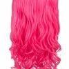 Gothic Attitude Carnation Pink Curly 20" Weft Hair Extensions New Arrivals