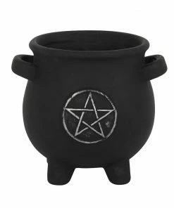 Gothic Gifts Pentacle Cauldron Plant Pot Homeware