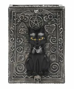 Homeware Gothic Gifts Black Cat Storage Box