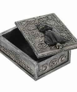 Homeware Gothic Gifts Black Cat Storage Box