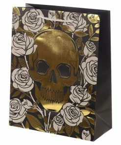 Gothic Gifts Large Skull & Roses Gift Bag Homeware