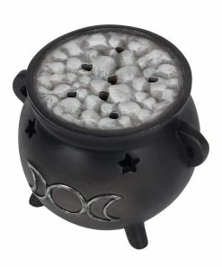 Gothic Gifts Triple Moon Cauldron Incense Cone Holder Homeware