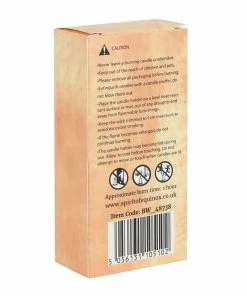 Homeware Gothic Gifts White Beeswax Happiness Spell Candles