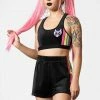 Killstar Groovy Velour Bralet