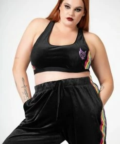 Killstar Groovy Velour Bralet