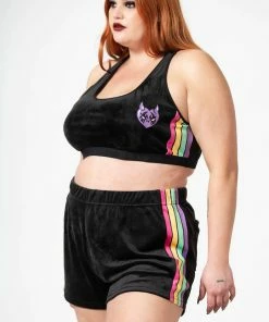 Killstar Groovy Velour Bralet