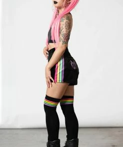 Killstar Groovy Velour Shorts