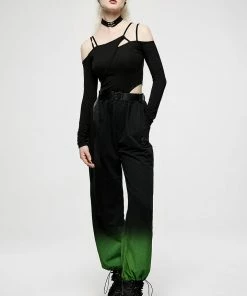 Punk Rave Flora Asymmetric Bodysuit