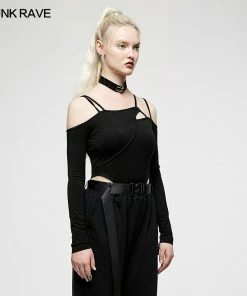 Punk Rave Flora Asymmetric Bodysuit