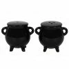 Gothic Gifts Cauldron Salt And Pepper Pots