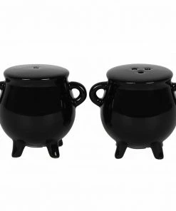 Gothic Gifts Cauldron Salt And Pepper Pots