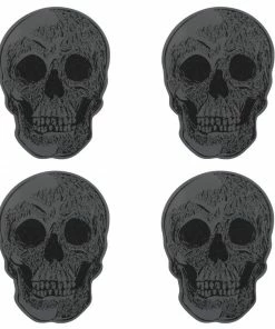 Gothic Gifts Set Of 4 Skull Coasters Homeware