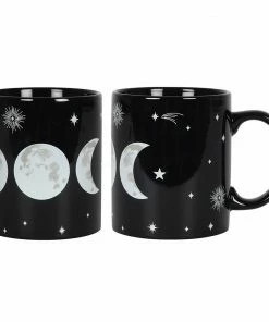 Homeware Gothic Gifts Triple Moon Mug