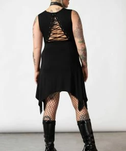 Killstar Lawless Lace Up Dress New Arrivals