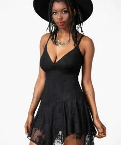 Killstar Moss Flower Lace Dress