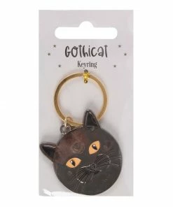 Homeware Gothic Gifts Gothicat Keyring