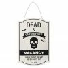 Gothic Gifts Dead And Breakfast Hanging Sign Homeware