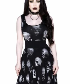 Killstar Heads Rollin' Skater Dress