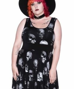 Killstar Heads Rollin' Skater Dress