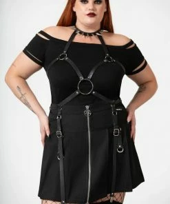 Killstar Heavy Metal Body Harness Plus Sizes