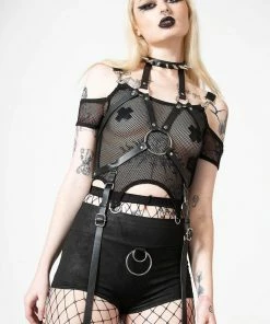 Killstar Heavy Metal Body Harness Plus Sizes