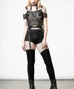 Killstar Heavy Metal Body Harness Plus Sizes