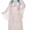Killstar Hecate Lace Maxi Dress Ivory Ladies