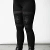 Ladies Killstar Hellbound Goth Sports Leggings