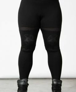 Ladies Killstar Hellbound Goth Sports Leggings