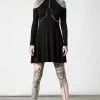 Killstar Helter Long Sleeve Dress Ladies