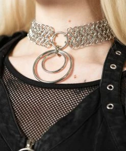 Killstar Hyperchain O-Ring Choker Accessories