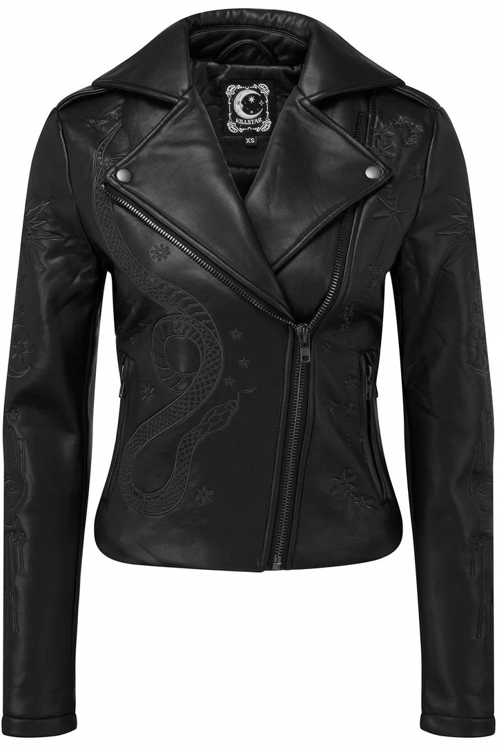 Ladies Killstar Starchild Biker Jacket 3 Ladies Killstar Starchild Biker Jacket